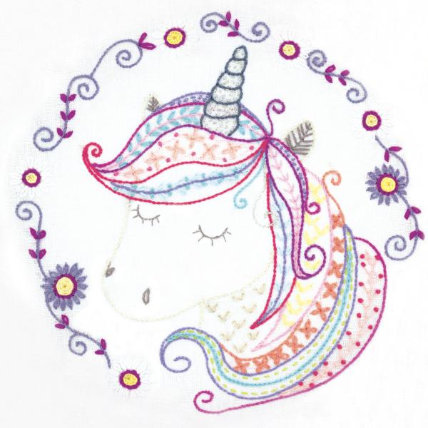 Léonie, licorne magique (sold without hoop)