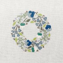 Pansy Wreath – Small March Wreath