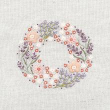 Couronne de lavande - Small July wreath