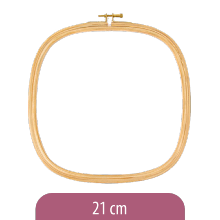 Wooden square hoop - 21 to 25 cm