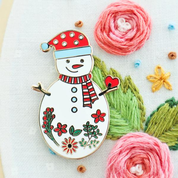 Needle minder “le bonhomme de neige”